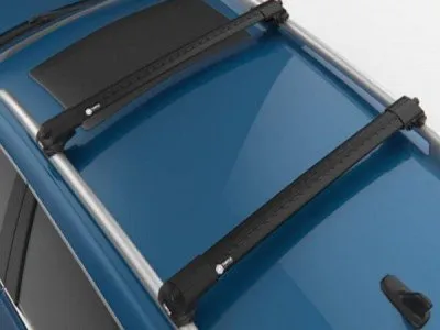 Багажник на крышу Turtle AIR 2, интегр. рейлинги, аэро, серый (TUR.A2.106.S)