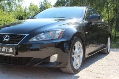 Реснички на фары под покраску для Lexus IS 2005-2010 (RELIS-018500)