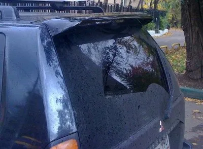 Дефлектор заднего стекла Акрил для Mitsubishi Pajero 1999-2006 (SMIPAJ0042)