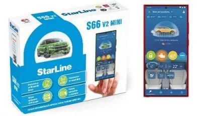 Автосигнализация StarLine S66 V2 Mini (S66 V2 Mini)