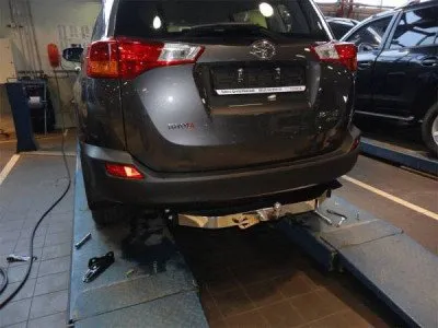 Фаркоп тип шара F с нерж. накладкой для Toyota RAV4 2012-2019 (24.2339.08)