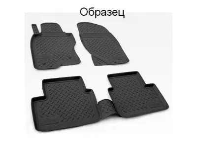 Коврики в салон с бортиком, Полиуретан черный, для Volkswagen Passat 2014-2020 (NPA11-C95-370)