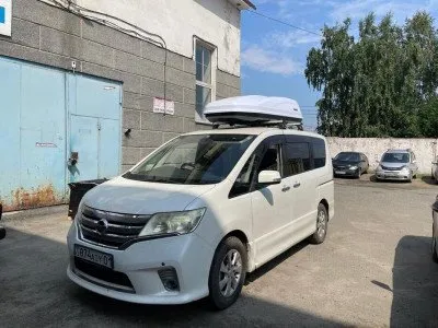 Автобокс ACTIVE L, 650л, 2250х880х450 с двусторонним открыванием белый (UNI-XX-442502.44)
