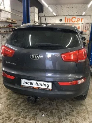 Фаркоп тип шара A для Hyundai ix35 2009-2015 / Kia Sportage 2010-2016 (K112-A)