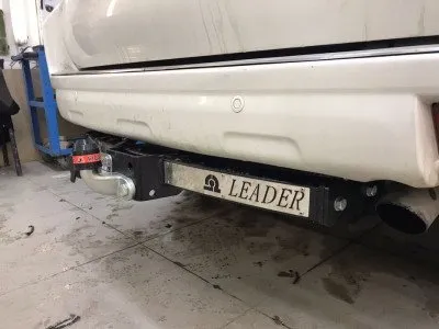 Фаркоп тип шара F с нерж. накладкой для Lexus GX 2002-2023 / Toyota Land Cruiser Prado 2002-2025 (T113-F(N))