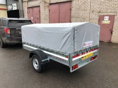 Прицеп легковой RINAL OPTIMA (01) 1325 AL-KO R13 (2.5*1.32*29) оцинкованный (НФ-00005654)