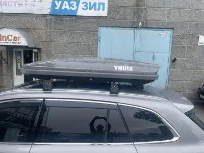 Автобокс, 500л, 2040х800х340 с двусторонним открыванием серый (УТ-00044698)