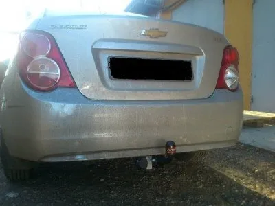 Фаркоп тип шара A для Chevrolet Aveo Седан 2006-2012 (CV 07)