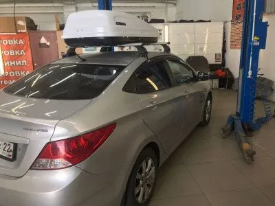 Автобокс ACTIVE S, 320л, 1500х760х400 с двусторонним открыванием белый (UNI-XX-441302.44)
