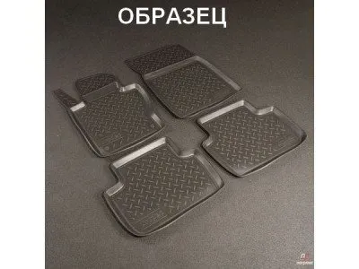 Коврики в салон с бортиком, Полиуретан черный, для JAC Rein 2007-2011 (NPL-Po-89-41)