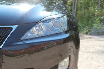 Реснички на фары под покраску для Lexus IS 2005-2010 (RELIS-018500)