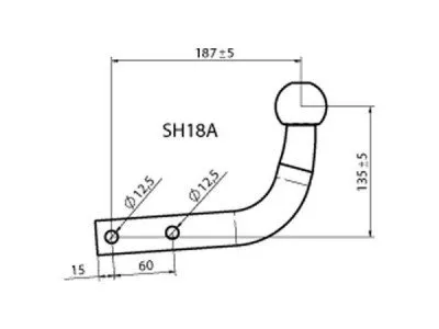 Шар тип A черный (SH18A)