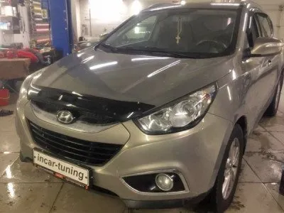 Фаркоп тип шара A для Hyundai ix35 2009-2015 / Kia Sportage 2010-2016 (K112-A)