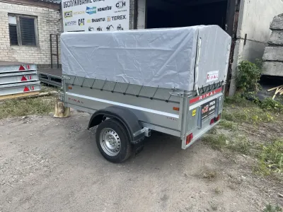 Прицеп легковой RINAL LITE 1320 (00) AL-KO R13 ( 2.0*1.32*48) Выс.Борт оцинкованный (НФ-00005122)