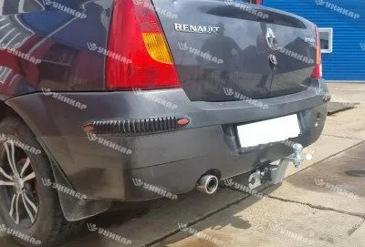 Фаркоп тип шара E для Renault Logan 2004-2022, Logan Седан 2009-2018, Sandero 2013-2022, Sandero Ste (18241E)