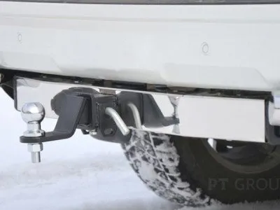 Фаркоп тип шара E с нерж. накладкой для Toyota Land Cruiser Prado 2002-2025 / Lexus GX 2002-2013 (TPR-09-991124.00)