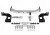 Фаркоп тип шара F с нерж. накладкой для Mitsubishi Montero Sport 2019-2024, Pajero Sport 2019-2024 (F.4016.001)