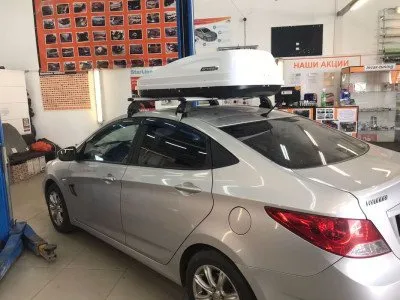 Автобокс ACTIVE S, 320л, 1500х760х400 с двусторонним открыванием белый (UNI-XX-441302.44)