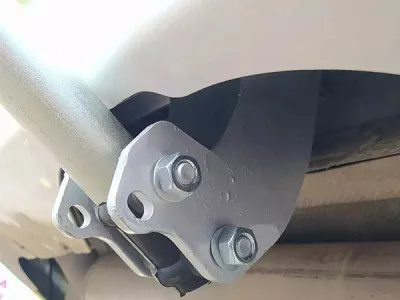 Фаркоп оцинкованный тип шара A для BMW X6 2014-2020, X5 2006-2018 (кроме авто с М-пакетом) (B017A)