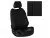 Чехлы для Nissan Qashqai 2006-2013(экокожа черная/экокожа черная) (STHF8816)
