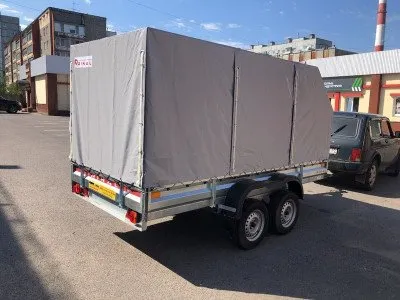 Прицеп легковой RINAL LITE 1530 (03) AL-KO R13 (3.0*1.5) 2 оси, евроборт оцинкованный (НФ-00005707)