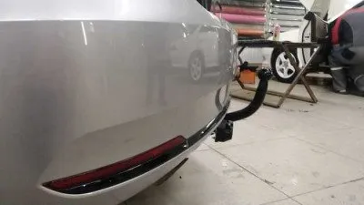 Фаркоп тип шара A для Skoda Rapid 2012-2020 / Volkswagen Polo 2009-2025 (V125-A)