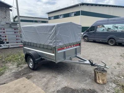 Прицеп легковой RINAL LITE 1320 (00) AL-KO R13 ( 2.0*1.32*48) Выс.Борт оцинкованный (НФ-00005122)