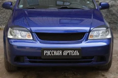 Реснички на фары под покраску для Chevrolet Lacetti Седан 2004-2013 (RECL-005700)