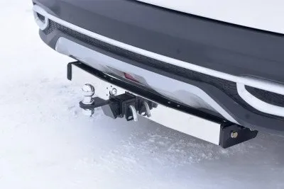 Фаркоп тип шара E с нерж. накладкой для Kia Seltos 2019-2025 (KST-20-991124.00)