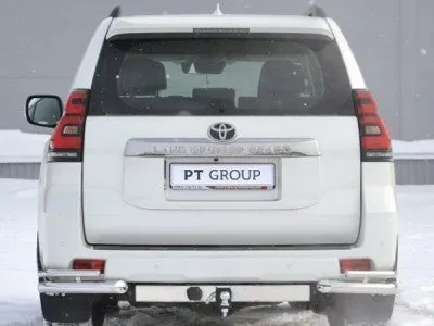 Фаркоп тип шара E с нерж. накладкой для Toyota Land Cruiser Prado 2002-2025 / Lexus GX 2002-2013 (TPR-09-991124.00)