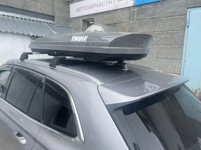 Автобокс, 500л, 2040х800х340 с двусторонним открыванием серый (УТ-00044698)