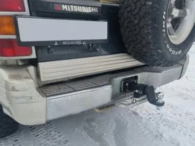 Фаркоп тип шара E для Mitsubishi Pajero 1991-2004 / Nissan Safari 1987-1997 / Toyota Land Cruiser 19 (16216A)