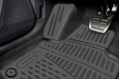 Коврики в салон с бортиком, Полиуретан черный, для Honda Fit 2007-2014 правый руль (ELEMENT3D01945210K)