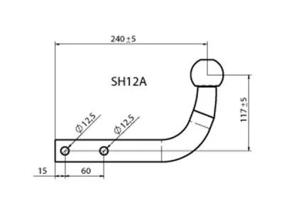 Шар тип A черный (SH12A)