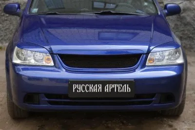 Реснички на фары под покраску для Chevrolet Lacetti Седан 2004-2013 (RECL-005700)