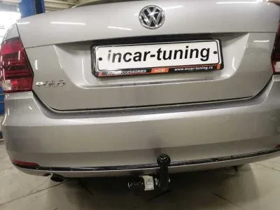 Фаркоп тип шара A для Skoda Rapid 2012-2020 / Volkswagen Polo 2009-2025 (V125-A)