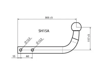 Шар тип A черный (SH15A)