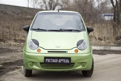 Реснички на фары под покраску для Daewoo Matiz 2000-2015 (REDM-042300)