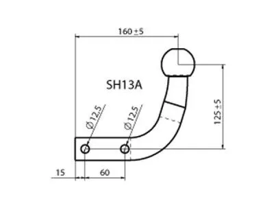 Шар тип A черный (SH13A)