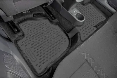 Коврики в салон с бортиком, Полиуретан черный, для Honda Fit 2007-2014 правый руль (ELEMENT3D01945210K)