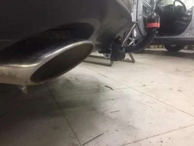 Фаркоп тип шара A для Kia Sorento 2009-2012 / Hyundai Santa Fe 2005-2012 (H215-A)