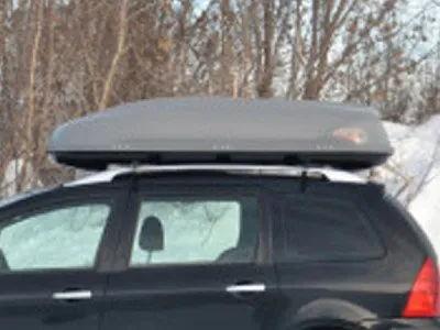 Автобокс Turino Sport, 510л, 2100х810х450 с двусторонним открыванием серый (UNI-XX-441802.47)
