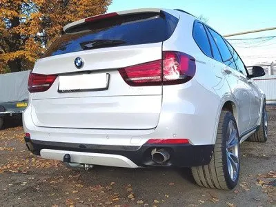 Фаркоп оцинкованный тип шара A для BMW X6 2014-2020, X5 2006-2018 (кроме авто с М-пакетом) (B017A)