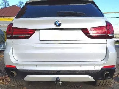 Фаркоп оцинкованный тип шара A для BMW X6 2014-2020, X5 2006-2018 (кроме авто с М-пакетом) (B017A)