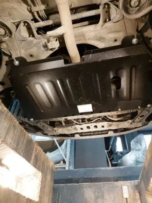 Защита картера и КПП сталь 2 мм для Toyota Camry 2006-2011 / Lexus ES 2009-2012 (3,5 л.) (alf2404)