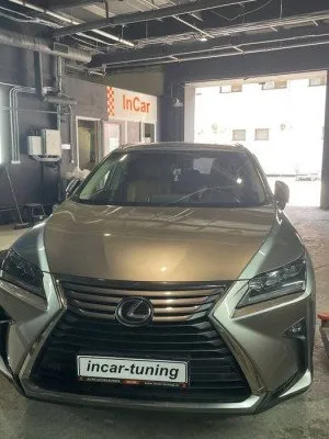 Фаркоп тип шара E с нерж. накладкой для Lexus RX 2015-2019 (кроме Long) (LRX-15-991124.00)