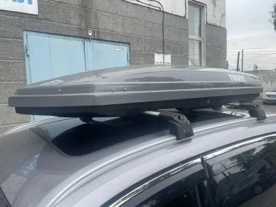 Автобокс, 500л, 2040х800х340 с двусторонним открыванием серый (УТ-00044698)